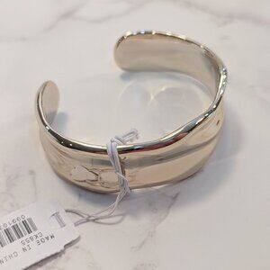 J.Crew Factory Molded Metal Cuff Bracelet